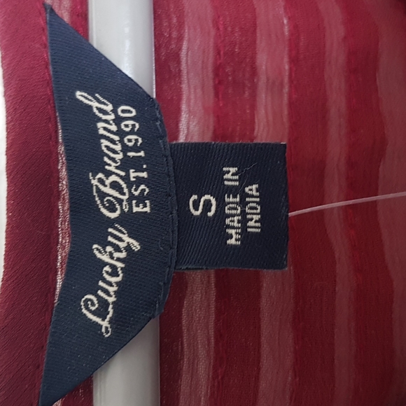 LUCKY BRAND top -  size small - Picture 3 of 4